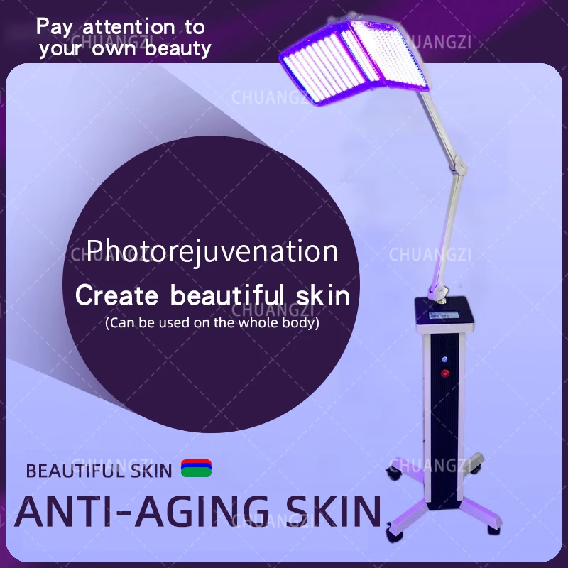 

7 цветов Светодиодная фотонная терапия для лица омоложение кожи PDT уход за кожей лица Лечение красоты