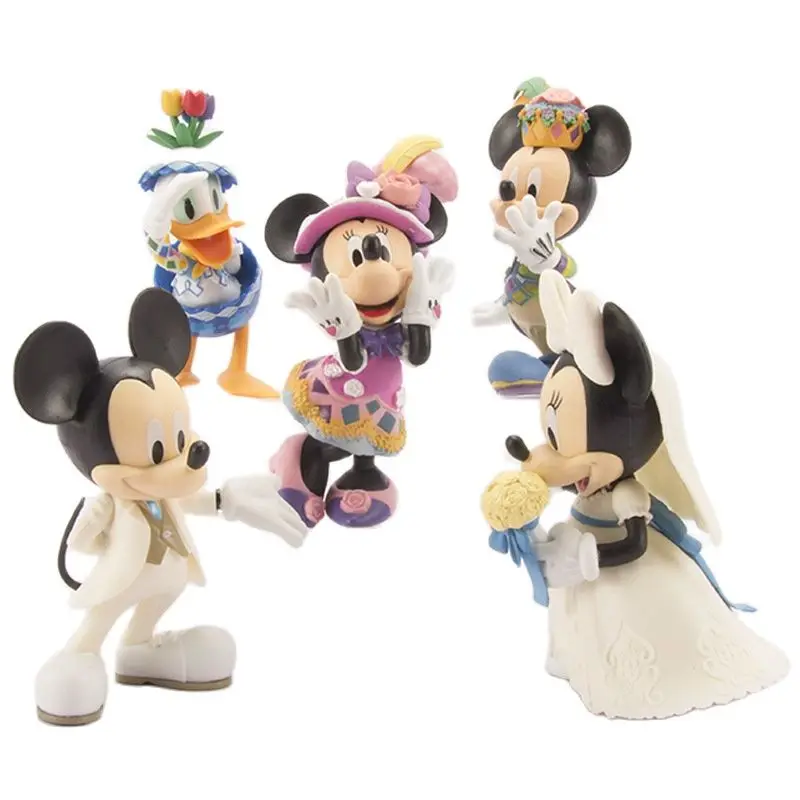 5Pcs/Suit Disney Mickey Mouse White Wedding Dress Series 5.5-Inch Anime Figure Surprise Dolls Toys For Girls Kids Toys Gift
5Pcs/Suit Disney Mickey Mouse White Wedding Dress Series 5.5-Inch Anime Figure Surprise Dolls Toys For Girls Kids Toys Gift