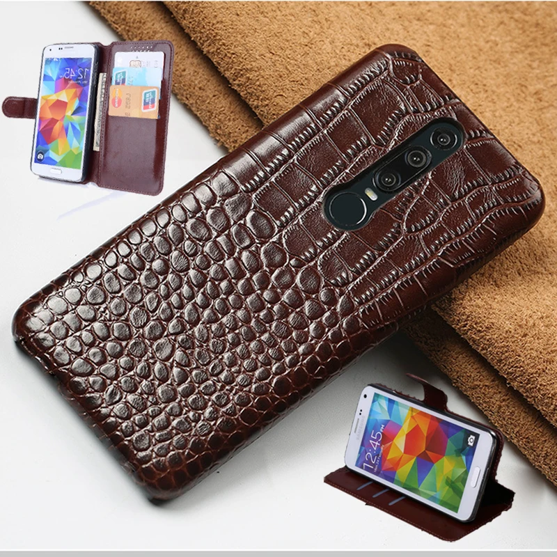 Чехол для телефона-бумажник из крокодиловой кожи Для Doogee X30 X50 X55 X60L X70 N10 N20 Y7 Y8C BL5000