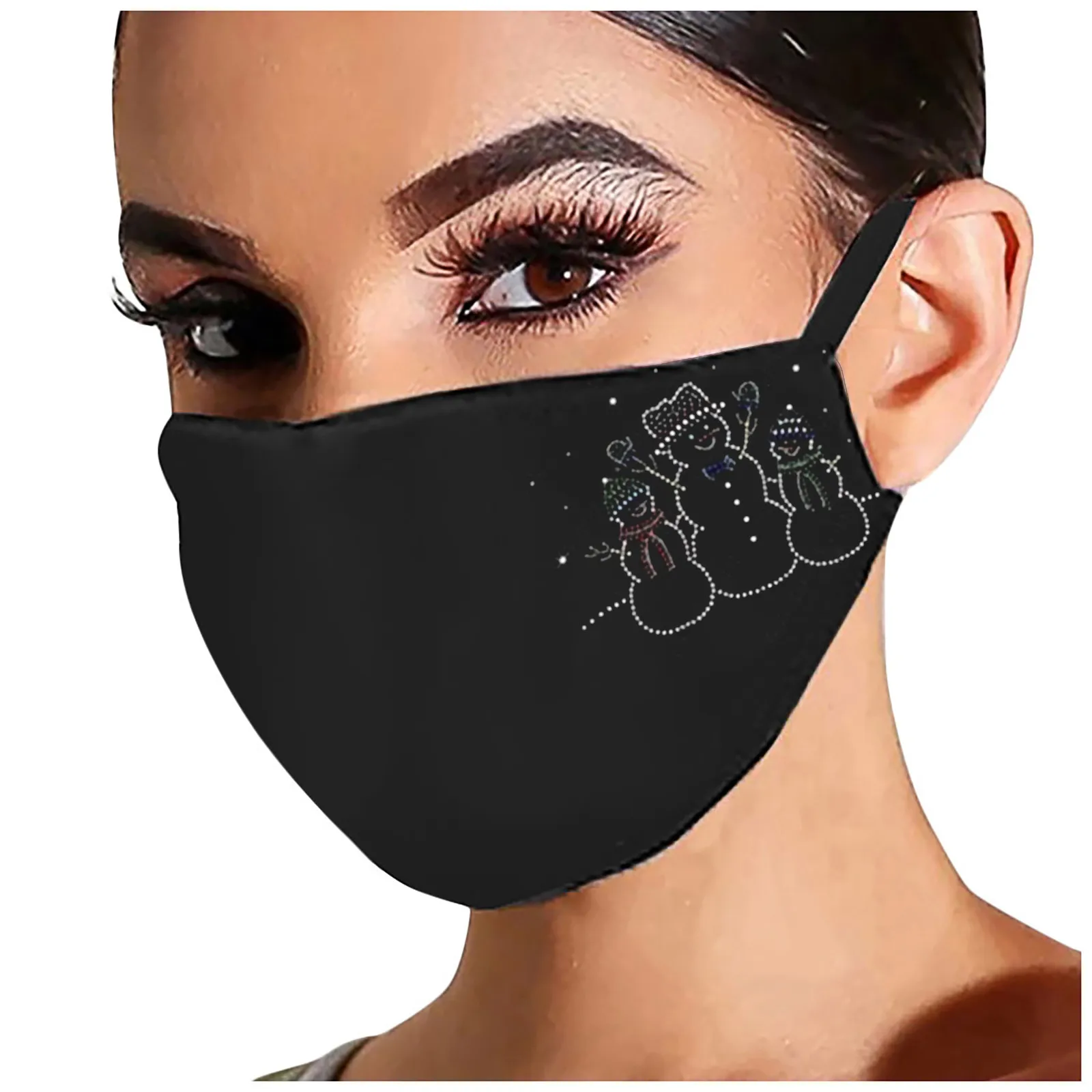 Fashion Adult Christmas Face Mask Outdoor Drill Breathable Elk Print Comfortable Washable Reusable Dustproof Black Mask
Fashion Adult Christmas Face Mask Outdoor Drill Breathable Elk Print Comfortable Washable Reusable Dustproof Black Mask