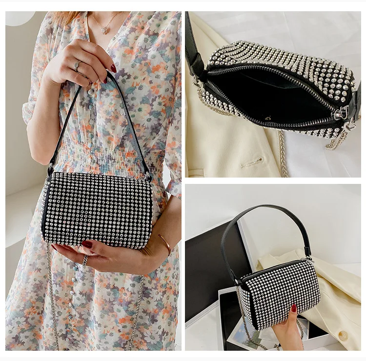 Black Sliver Baguette Bags PU Leather For Women Handbags Purses Ladies Crossbody Shoulder Bags Girls Phone Bags Bolsos Feminina
Black Sliver Baguette Bags PU Leather For Women Handbags Purses Ladies Crossbody Shoulder Bags Girls Phone Bags Bolsos Feminina