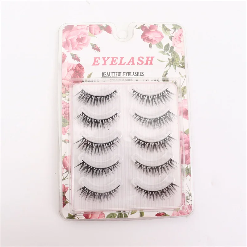 The whole box of 5 pairs of fine black stem 3d false eyelashes, natural thick and long, simulation cross-section eyelashes, chem
The whole box of 5 pairs of fine black stem 3d false eyelashes, natural thick and long, simulation cross-section eyelashes, chem