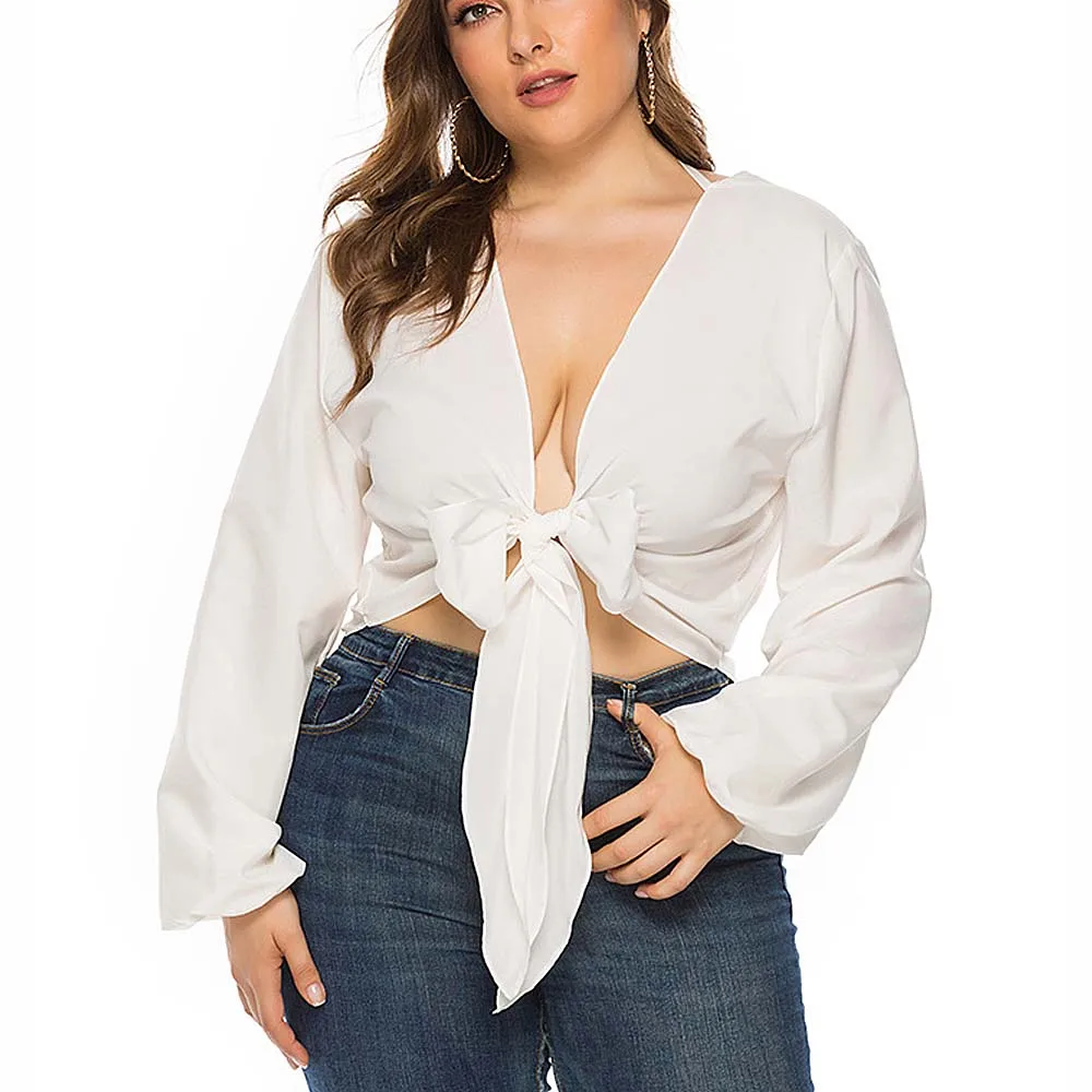 V Neck Long Puff Sleeve Thin Blouse Summer Sexy Fashion All-Match Basic Push Up Women Top Large Big Plus Size 3XL4XL Loose Shirt
V Neck Long Puff Sleeve Thin Blouse Summer Sexy Fashion All-Match Basic Push Up Women Top Large Big Plus Size 3XL4XL Loose Shirt