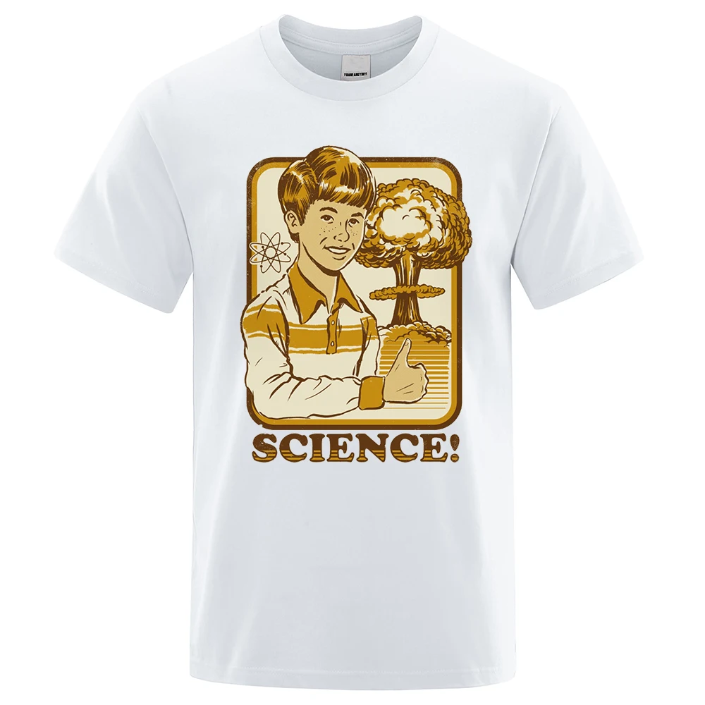 Science! Variant Creativity Comics Print T Shirts Male Fashion Loose T-Shirts Casual O-Neck Streetwear Fashion Loose Mens Tops
Science! Variant Creativity Comics Print T Shirts Male Fashion Loose T-Shirts Casual O-Neck Streetwear Fashion Loose Mens Tops