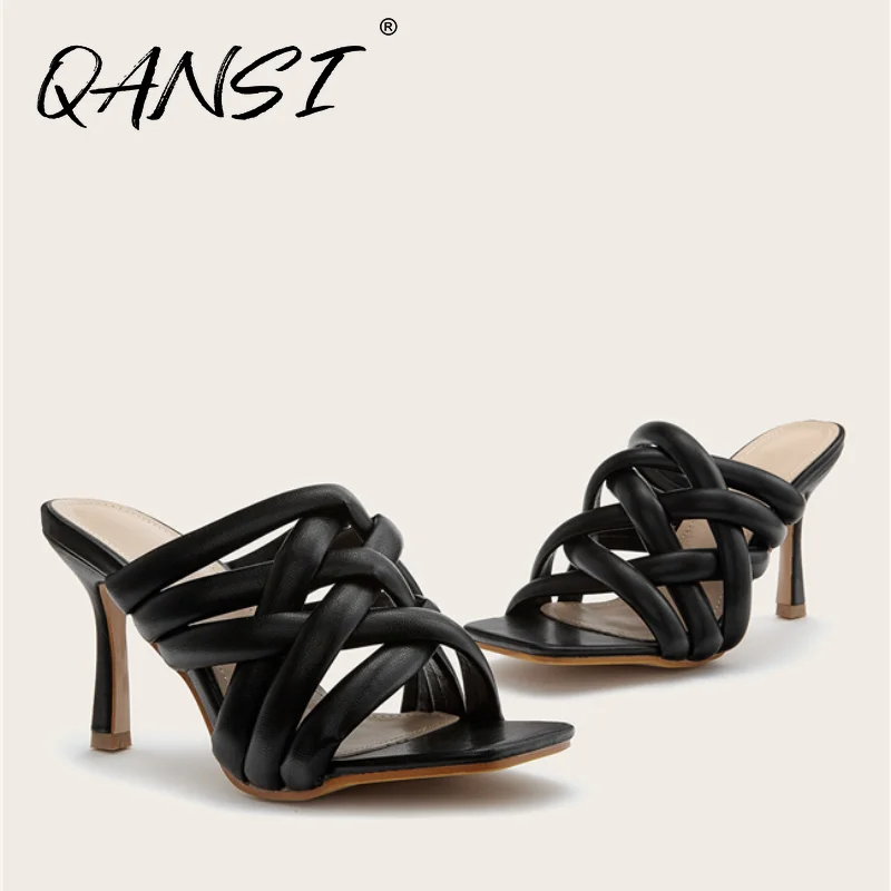 2021 Fashion Woven Hollow Roman High Heels Women Sandals Summer Black and White Mid Heel Outdoor Square Toe Slippers for Women
2021 Fashion Woven Hollow Roman High Heels Women Sandals Summer Black and White Mid Heel Outdoor Square Toe Slippers for Women