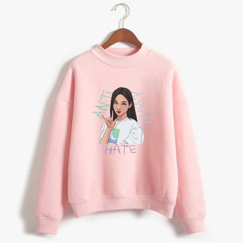 Hot Stop Asian Hate Hoodies Women Kawaii Cartoon Graphic Hoody Harajuku Winter Warm Sweatshirt Women Spring New
Hot Stop Asian Hate Hoodies Women Kawaii Cartoon Graphic Hoody Harajuku Winter Warm Sweatshirt Women Spring New