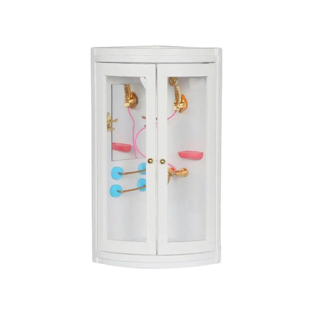 1 Set Miniature 1:12 Dollhouse Miniature Furniture Simulation White Bathroom Shower Room For Doll House Decoration
1 Set Miniature 1:12 Dollhouse Miniature Furniture Simulation White Bathroom Shower Room For Doll House Decoration