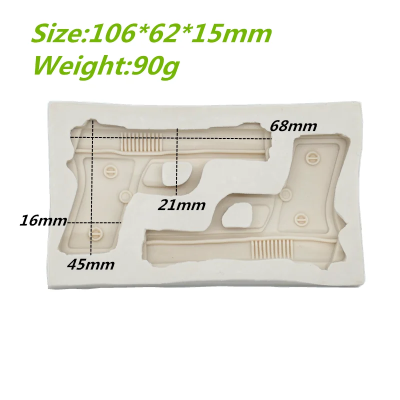 Gun Bullet Shape Epoxy Resin Fondant Silicone Mold for DIY Pastry Cupcake Dessert Plaster Decoration Kitchenware Baking Accessor
Gun Bullet Shape Epoxy Resin Fondant Silicone Mold for DIY Pastry Cupcake Dessert Plaster Decoration Kitchenware Baking Accessor