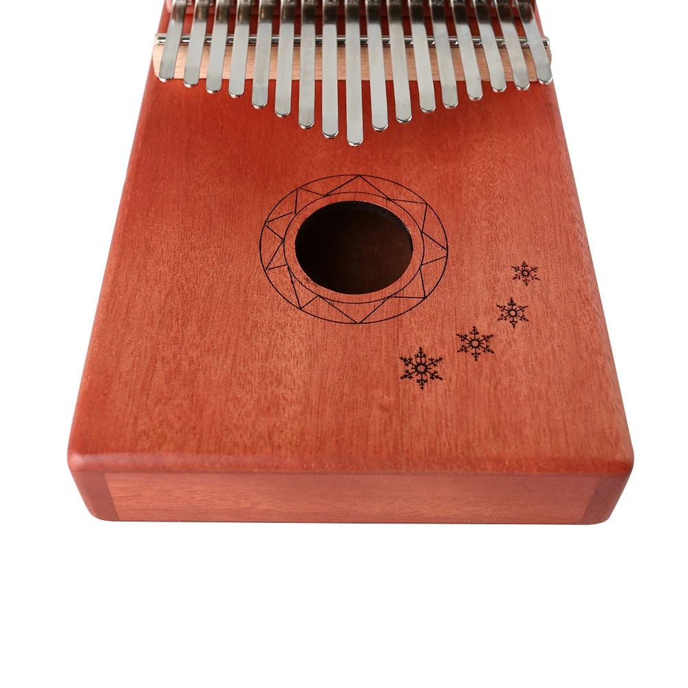 17-Tone Kalimba Thumb Piano Wood Mahogany Body Musical Instrument with Learning Book Tune Hammer
17-Tone Kalimba Thumb Piano Wood Mahogany Body Musical Instrument with Learning Book Tune Hammer