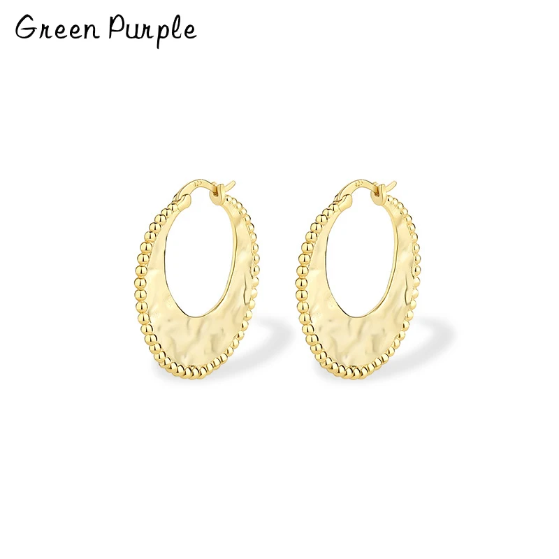 Green Purple Hoop Earrings Silver 925 Irregular Texture C-Shaped Hoop Earrings For Women Young Fashion Girl Fine Jewelry Gifts
Green Purple Hoop Earrings Silver 925 Irregular Texture C-Shaped Hoop Earrings For Women Young Fashion Girl Fine Jewelry Gifts