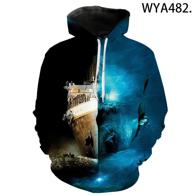 Fashion Clothing Hoodies Titanic Printed 3D Sweatshirts Men Women Children Pocket Hooded Pullover Tops
Fashion Clothing Hoodies Titanic Printed 3D Sweatshirts Men Women Children Pocket Hooded Pullover Tops