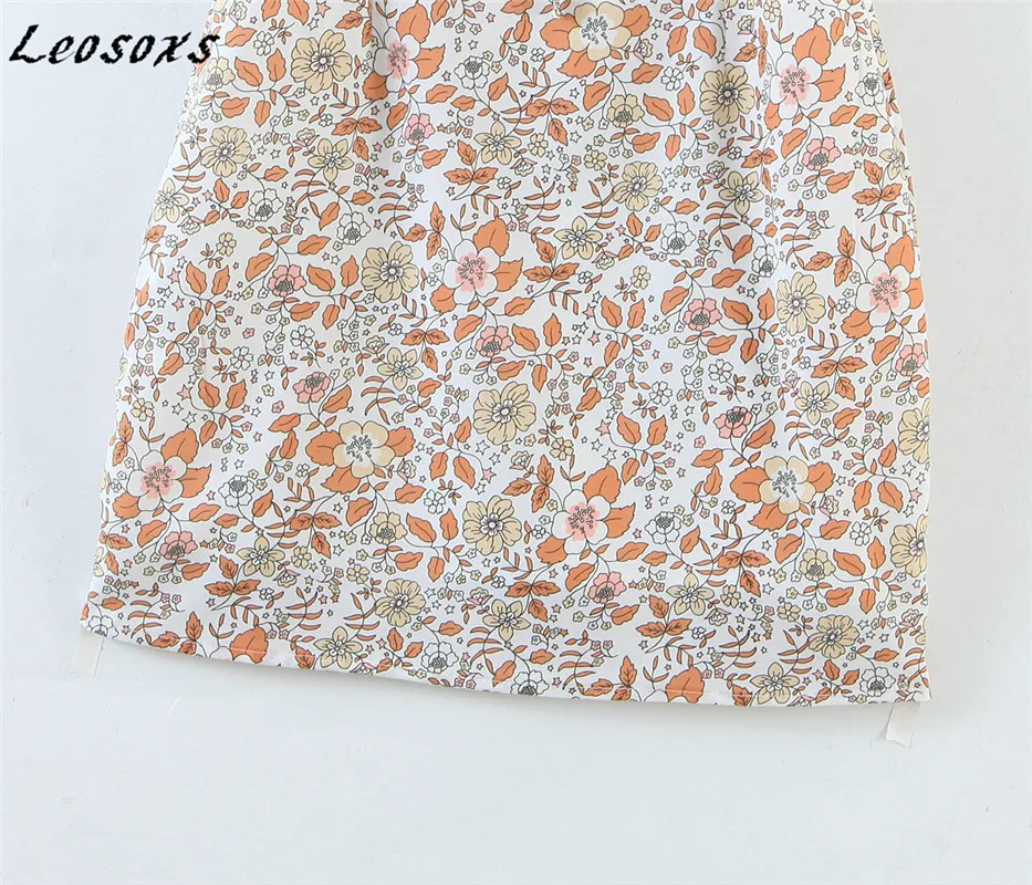 Leosoxs fresh elegant floral print short sleeve dress women high waist fashion Casual holiday style dresses 2021 spring new
Leosoxs fresh elegant floral print short sleeve dress women high waist fashion Casual holiday style dresses 2021 spring new