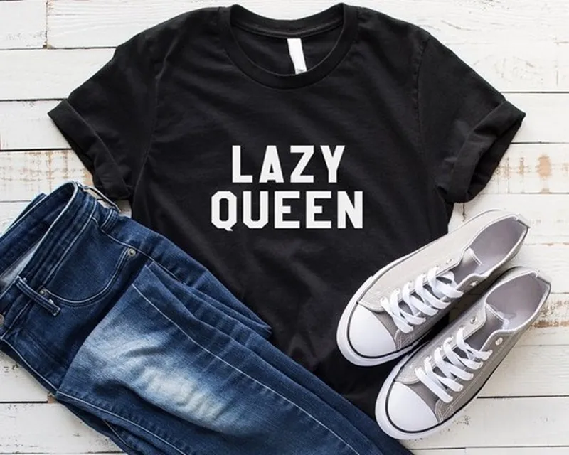 Женская футболка с надписью «Lazy Queen», забавная летняя футболка с вырезом лодочкой, хипстерская Мягкая Повседневная футболка с короткими рук...
Женская футболка с надписью «Lazy Queen», забавная летняя футболка с вырезом лодочкой, хипстерская Мягкая Повседневная футболка с короткими рук...