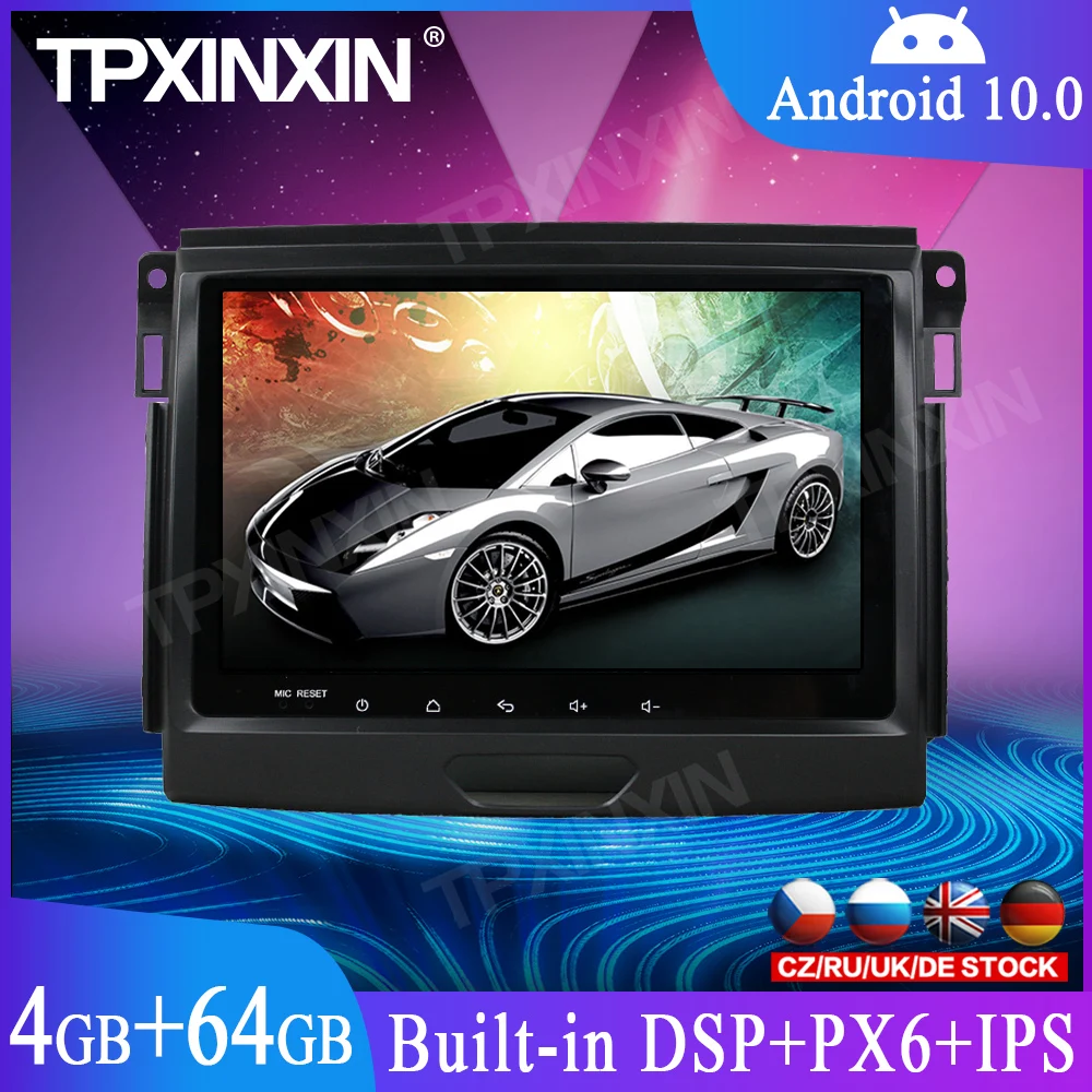 Автомагнитола для Ford Everest DSP Android 10 PX6/PX5, без DVD-проигрывателя, GPS-навигация, автомагнитола, мультимедийный плеер, Авторадио 
Автомагнитола для Ford Everest DSP Android 10 PX6/PX5, без DVD-проигрывателя, GPS-навигация, автомагнитола, мультимедийный плеер, Авторадио