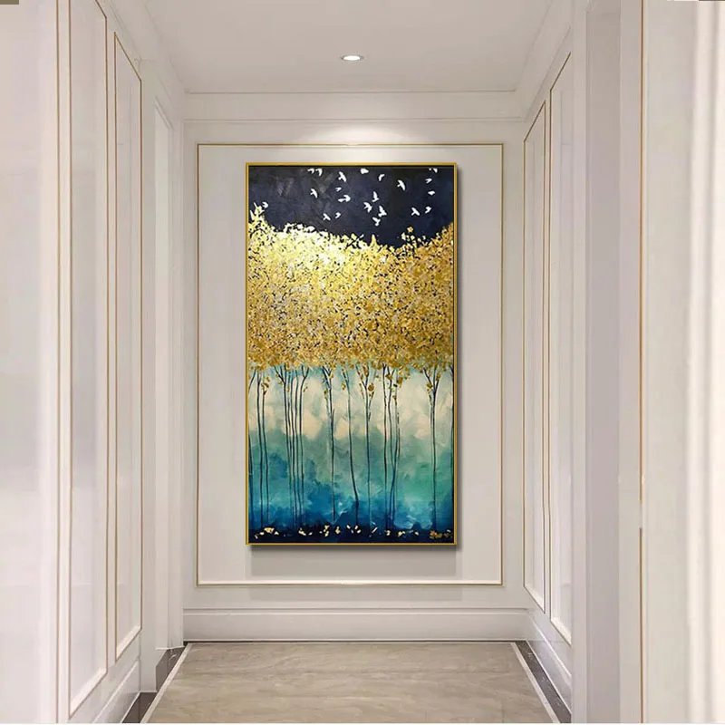 Large Size Hand Painted Oil Painting On Canvas Gold Forest Modern Home Decor Abstract Wall Art Picture For Living Room Gift
Large Size Hand Painted Oil Painting On Canvas Gold Forest Modern Home Decor Abstract Wall Art Picture For Living Room Gift