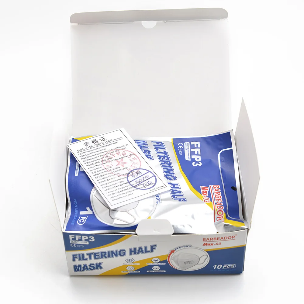 FFP3 Protective Face Mask CE Reusable Anti Dust PM2.5 Safty Unisex Mask Nonwoven Earloop Adult mascarilla Individual Package
FFP3 Protective Face Mask CE Reusable Anti Dust PM2.5 Safty Unisex Mask Nonwoven Earloop Adult mascarilla Individual Package