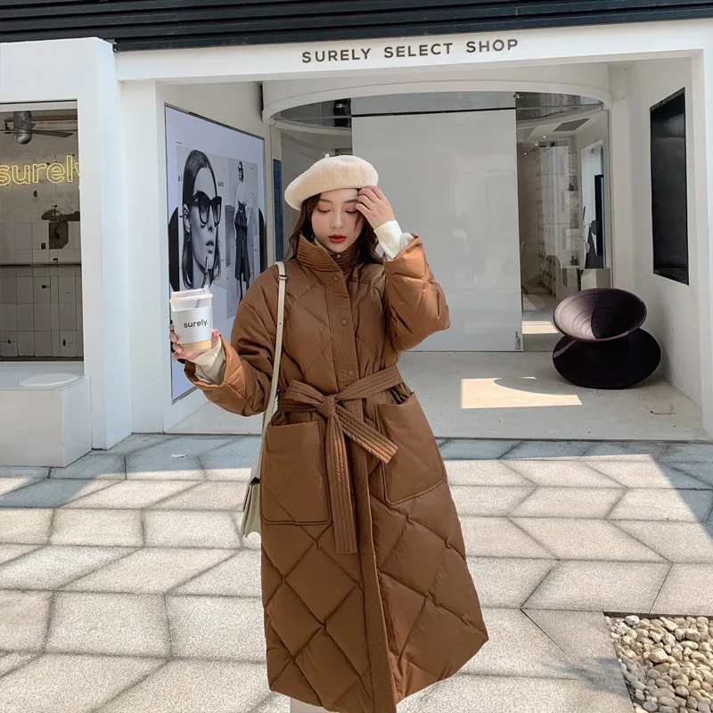 Women's down padded jacket mid-length over-the-knee padded jacket Korean style waist waist 2020 bread suit trend
Women's down padded jacket mid-length over-the-knee padded jacket Korean style waist waist 2020 bread suit trend
