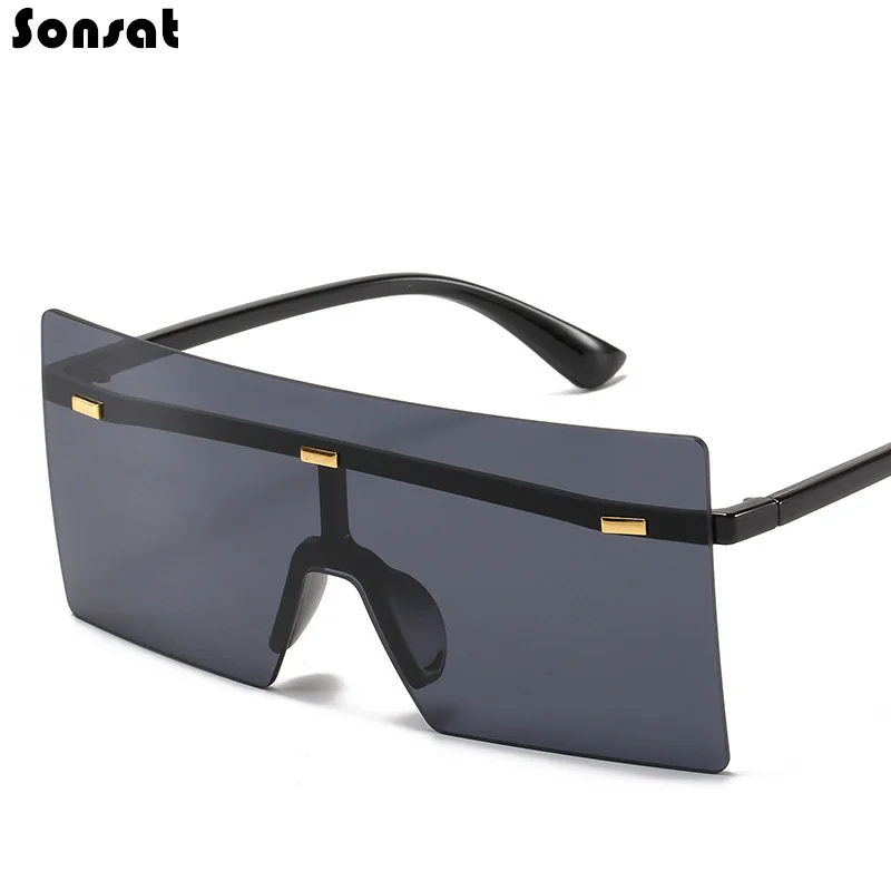 Retro Big Oversized Frame Windscreen Women Gafas PC Frame Personality Square SunGlasses Connected Piece Rinless Shades UV400
Retro Big Oversized Frame Windscreen Women Gafas PC Frame Personality Square SunGlasses Connected Piece Rinless Shades UV400