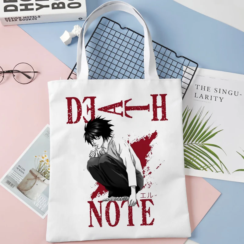 Death Note shopping bag canvas tote handbag cotton recycle bag bag reusable shoping sacolas
Death Note shopping bag canvas tote handbag cotton recycle bag bag reusable shoping sacolas