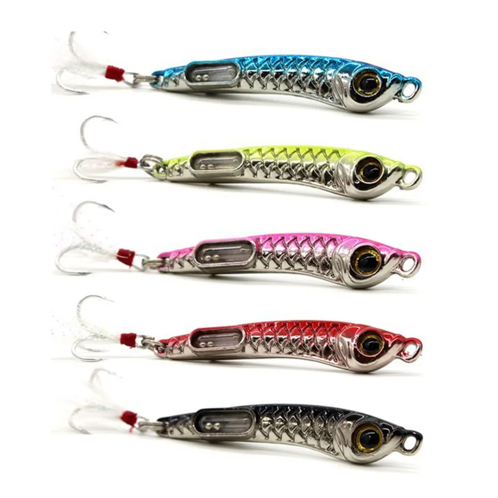 3D Eyes Luminous Sequined Fishing Lures 10/15g Metal Jigging Hard Artificial Crankbaits 3D Fish Scales Built-in Rattles Baits
3D Eyes Luminous Sequined Fishing Lures 10/15g Metal Jigging Hard Artificial Crankbaits 3D Fish Scales Built-in Rattles Baits