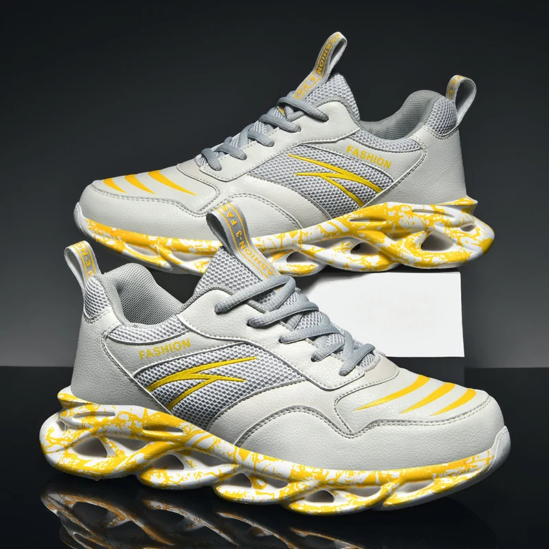 Men Sports Shoes Flexible Training Shoes Breathable Light PU Leather Casual Sneakers Lace Up Platform Running Tennis Men Sneaker
Men Sports Shoes Flexible Training Shoes Breathable Light PU Leather Casual Sneakers Lace Up Platform Running Tennis Men Sneaker