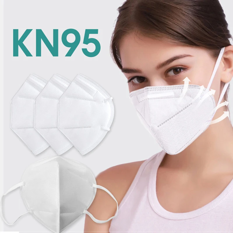 5 слоев KN95 маска безопасный респиратор от пыли KN95Mask защитная для лица FFP2 маски рта