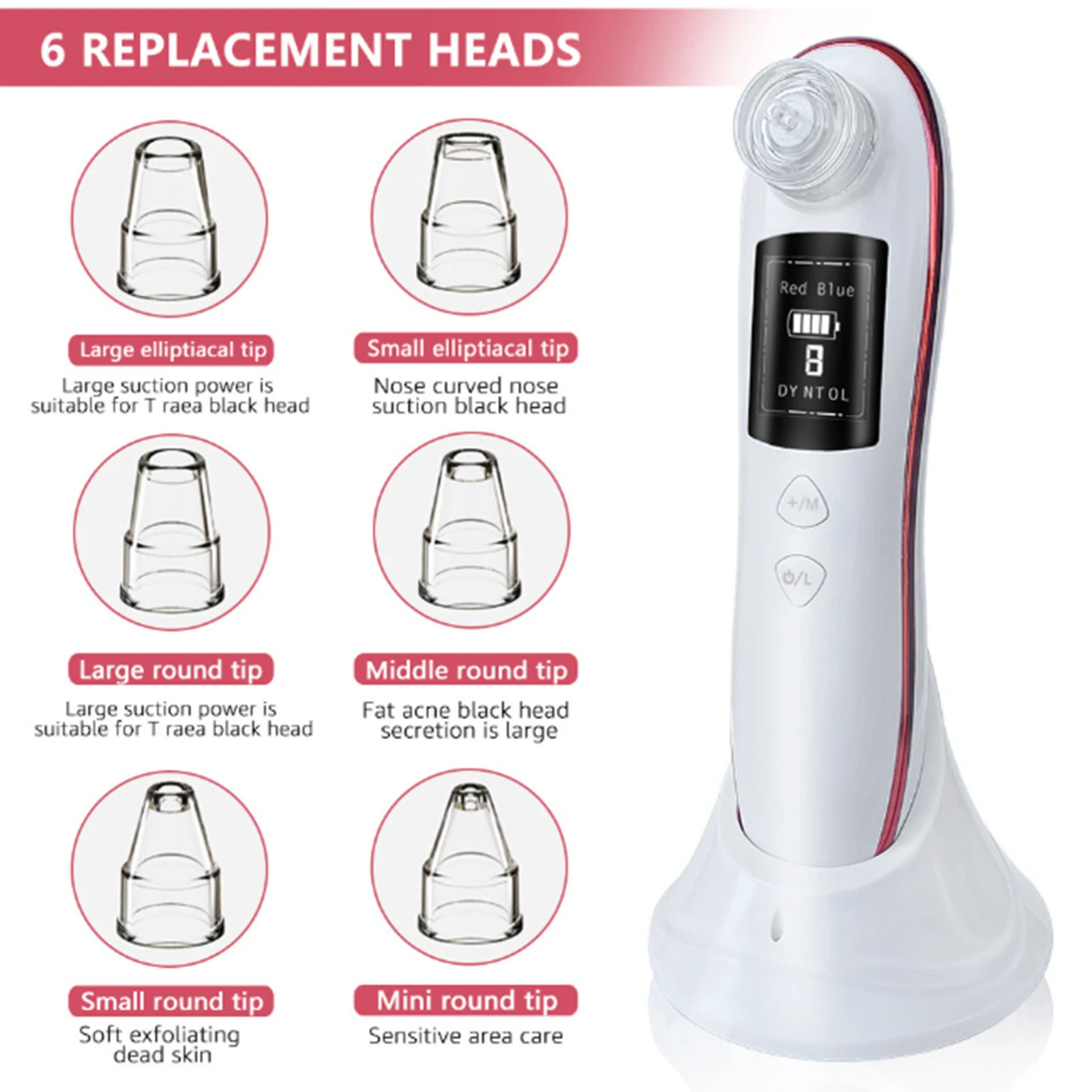 Micro Crystal Acne Removal Electronic Beauty Instrument Blackhead Remover Machine Powerful Electric Blackhead Pore Cleaner
Micro Crystal Acne Removal Electronic Beauty Instrument Blackhead Remover Machine Powerful Electric Blackhead Pore Cleaner