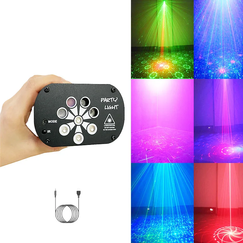 Led Laser Light 6 Lens 129 patterns Stage DJ Disco Light UV Party Light USB Remote DJ Disco Stage Light For Wedding party KTV
Led Laser Light 6 Lens 129 patterns Stage DJ Disco Light UV Party Light USB Remote DJ Disco Stage Light For Wedding party KTV