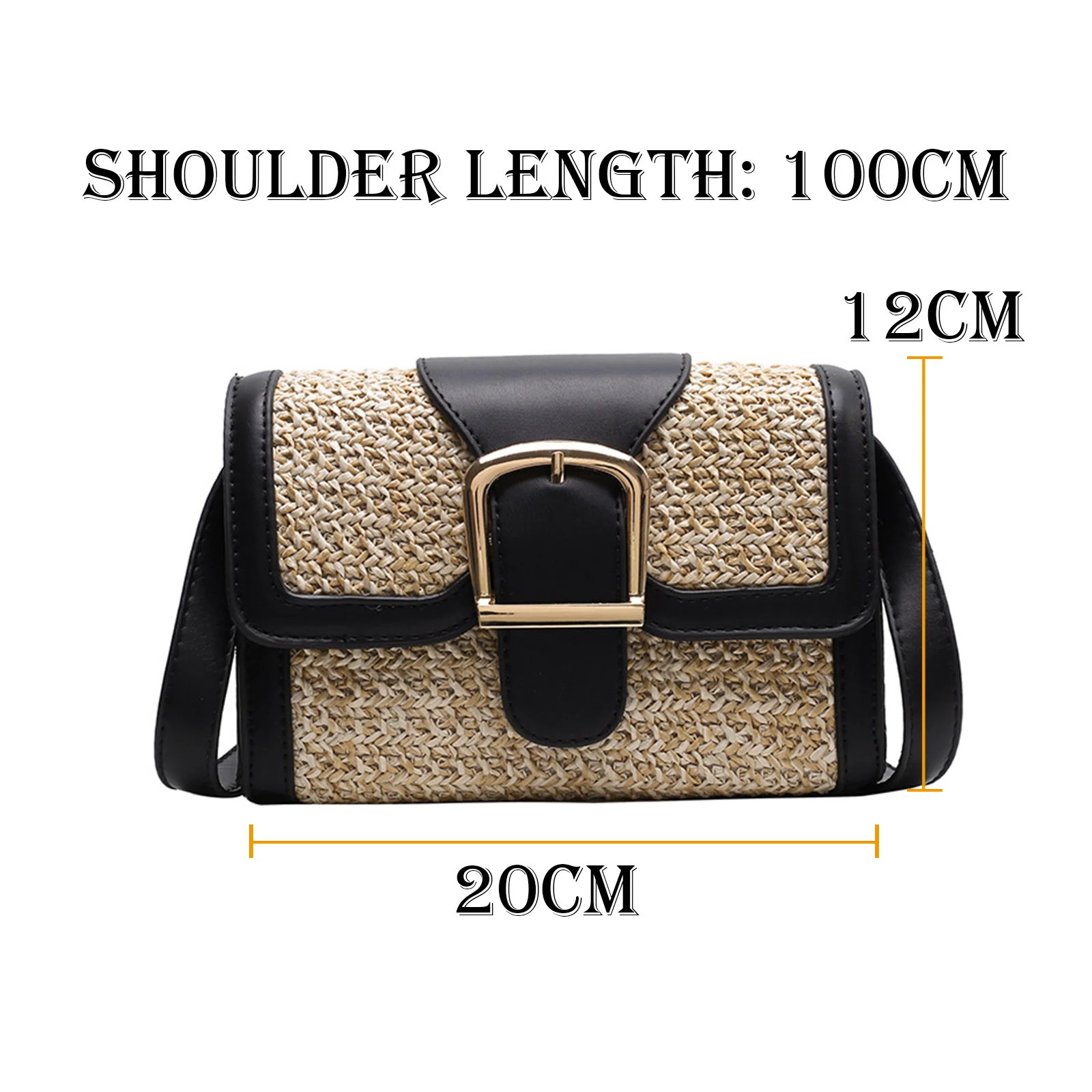 Casual Straw Women Shoulder Bags Wicker Woven Handbags Summer Beach Bag Small Square Bag Lady Purses Shopper New Bag WB4282
Casual Straw Women Shoulder Bags Wicker Woven Handbags Summer Beach Bag Small Square Bag Lady Purses Shopper New Bag WB4282