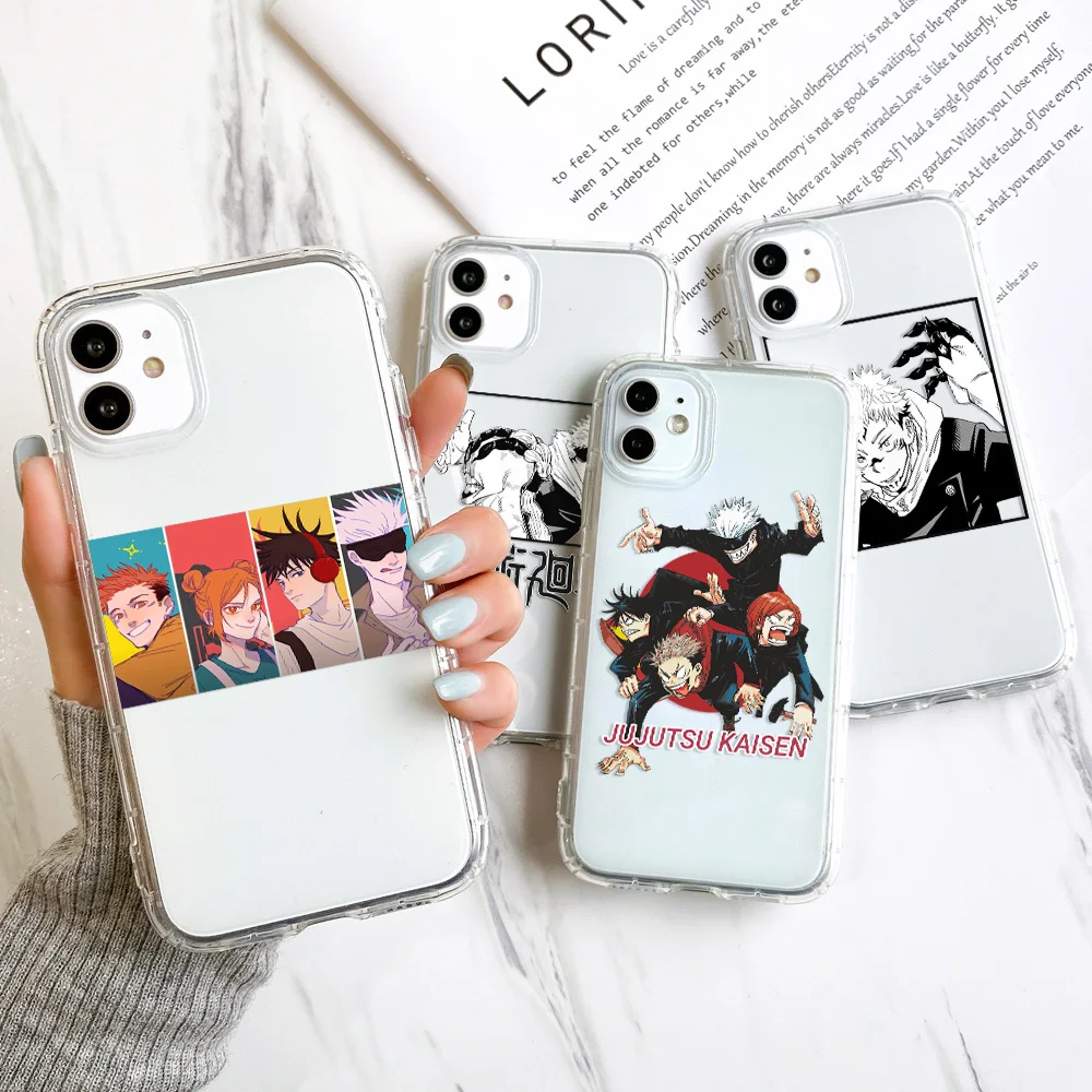 JUJUTSU KAISEN Phone Case For iPhone 11 12 Pro Max 13 Mini Clear Shockproof Funda For iPhone X XS XR 6 6S 7 8 Plus SE 2020 Cover
JUJUTSU KAISEN Phone Case For iPhone 11 12 Pro Max 13 Mini Clear Shockproof Funda For iPhone X XS XR 6 6S 7 8 Plus SE 2020 Cover