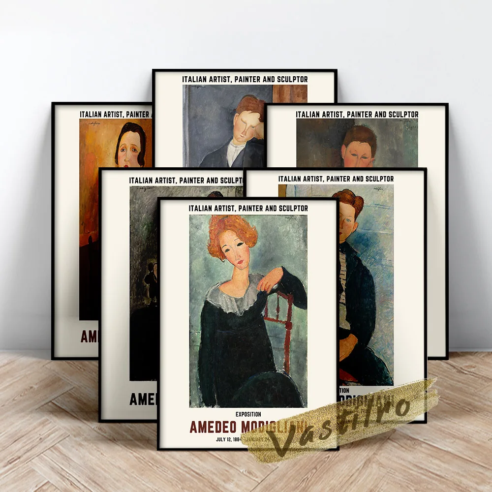 Amedeo Modigliani Famous Classic Poster, Boy In A Striped Sweater Oil Painting, Portrait Of Madame Georges Van Muyden Art Prints
Amedeo Modigliani Famous Classic Poster, Boy In A Striped Sweater Oil Painting, Portrait Of Madame Georges Van Muyden Art Prints