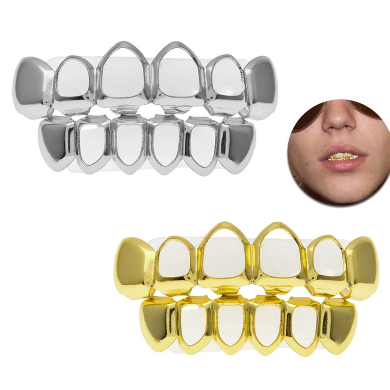 Hip Hop Teeth Grills Top Bottom Mouth Vampire Teeth Guard Protector Cap 45BC 
Hip Hop Teeth Grills Top Bottom Mouth Vampire Teeth Guard Protector Cap 45BC