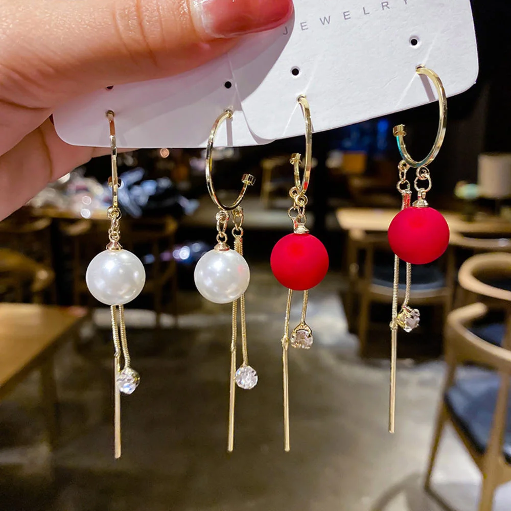 Christmas New Year Red Earrings Fashion Crystal Bow Knot Stud Earrings For Women Pearl Cherry Flowers Rhinestone Girls Party
Christmas New Year Red Earrings Fashion Crystal Bow Knot Stud Earrings For Women Pearl Cherry Flowers Rhinestone Girls Party
