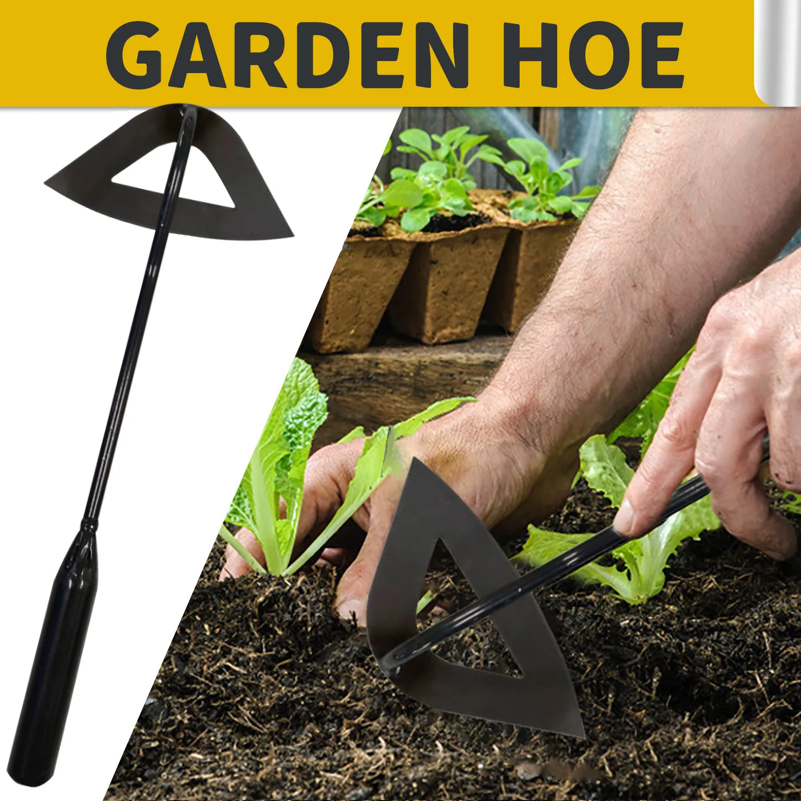 2021 New Gardening Outdoor Farm Tool Tool Digging So-il Vegetable And Flower Dual-use Hoe Garden Tools Gifts for Outdoor Farm
2021 New Gardening Outdoor Farm Tool Tool Digging So-il Vegetable And Flower Dual-use Hoe Garden Tools Gifts for Outdoor Farm