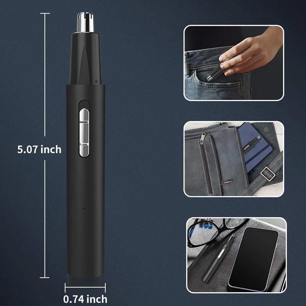 Ear and Nose Hair Trimmer Clipper for Men Women USB Rechargeable Noes Hair Remover Epilator IPX7 Waterproof Hair Trimming Clean
Ear and Nose Hair Trimmer Clipper for Men Women USB Rechargeable Noes Hair Remover Epilator IPX7 Waterproof Hair Trimming Clean