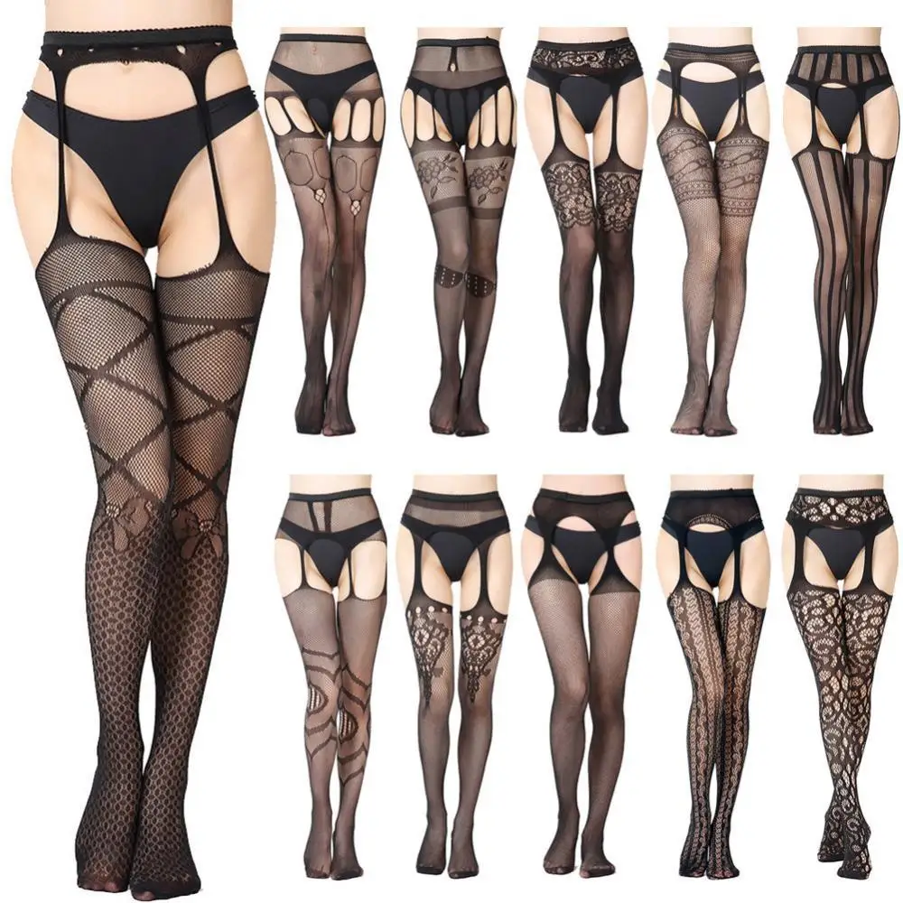 Women Erotic Open Crotch Lace Suspender Pantyhose See Through Tights Sexy Women Party Club Fashion Stocking
Women Erotic Open Crotch Lace Suspender Pantyhose See Through Tights Sexy Women Party Club Fashion Stocking