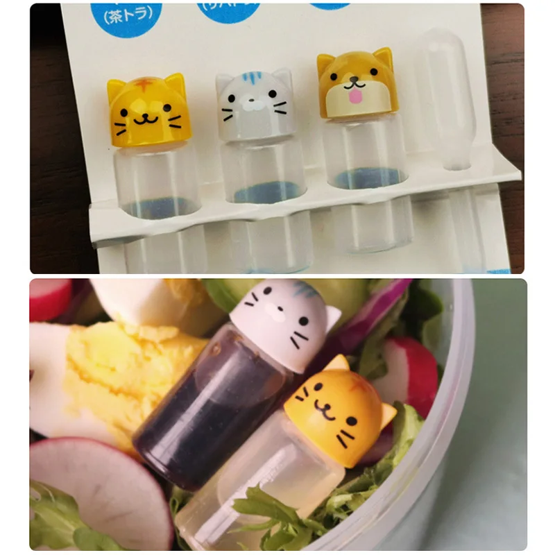 Mini Seasoning Sauce Bottle Small Sauce Containers Pig Elephant Rabbit Lion Chick Soy Sauce Bottle Bento Box Kitchen Accessories
Mini Seasoning Sauce Bottle Small Sauce Containers Pig Elephant Rabbit Lion Chick Soy Sauce Bottle Bento Box Kitchen Accessories