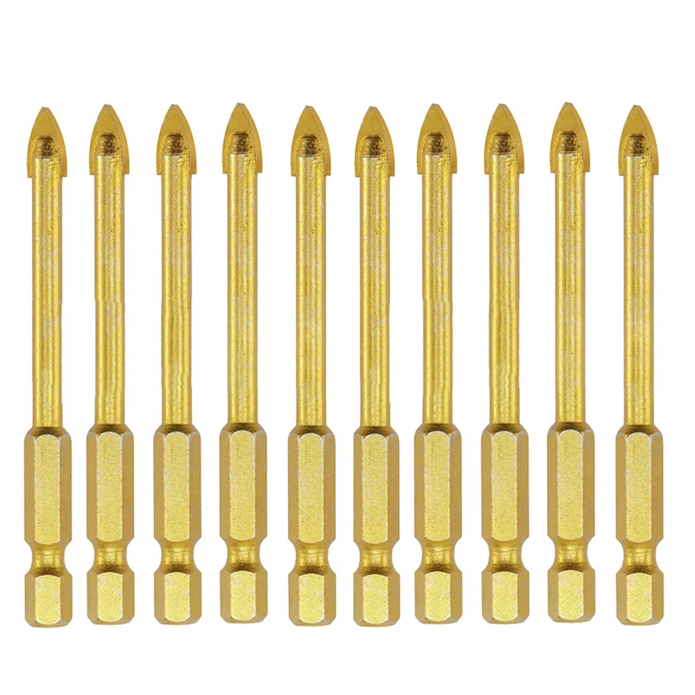 10pcs 6mm Glass Drill Bit Tungsten Carbide Drill Bit Tile Marble Mirror Ceramic Spear Head Cutter Power Tool Accessories
10pcs 6mm Glass Drill Bit Tungsten Carbide Drill Bit Tile Marble Mirror Ceramic Spear Head Cutter Power Tool Accessories