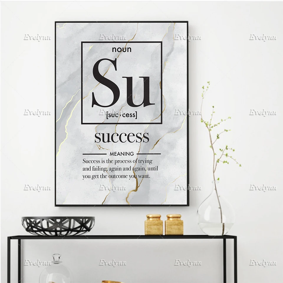 Success Definition Marble Oil Painting Posters and Prints on Canvas Motivational Wall Art Pictures Office Decor Floating Frame
Success Definition Marble Oil Painting Posters and Prints on Canvas Motivational Wall Art Pictures Office Decor Floating Frame