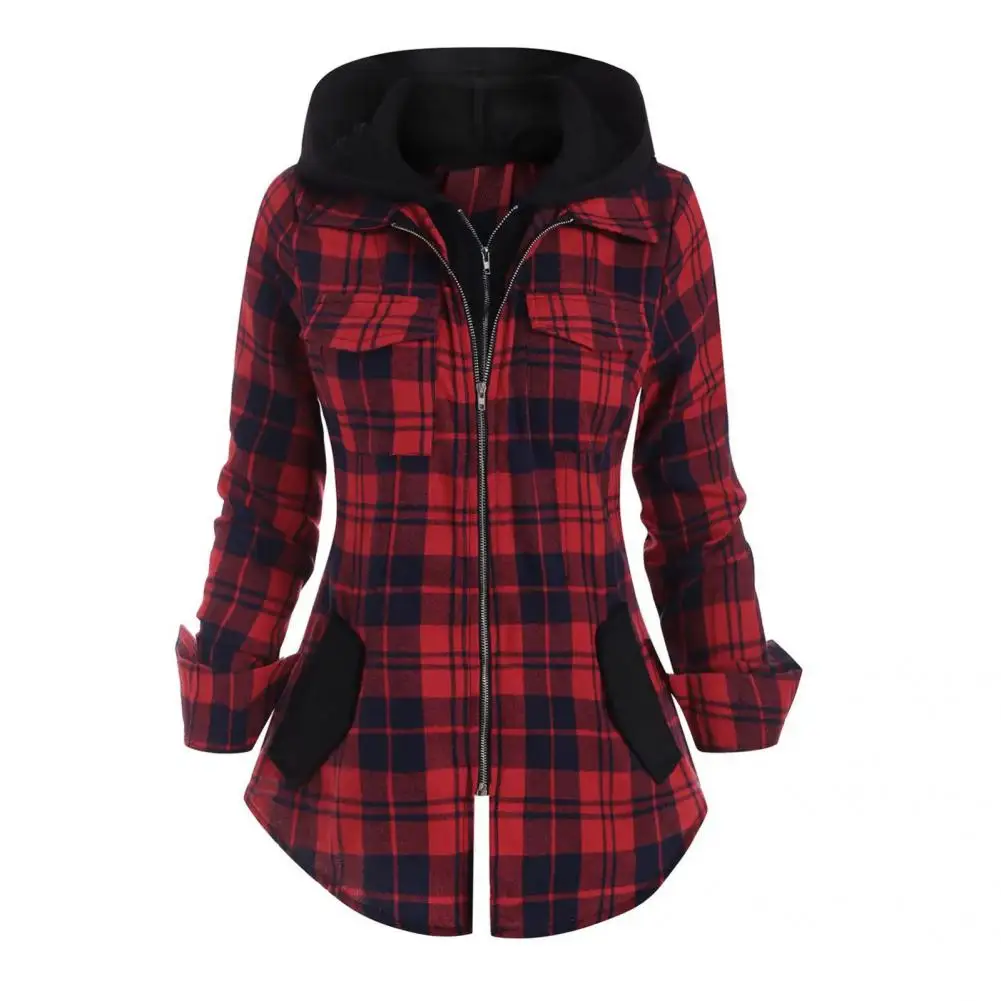Plus Size Stylish Blouse Plaid Autumn Winter Women Shirt Fake Two Piece Checkered Shirt
Plus Size Stylish Blouse Plaid Autumn Winter Women Shirt Fake Two Piece Checkered Shirt
