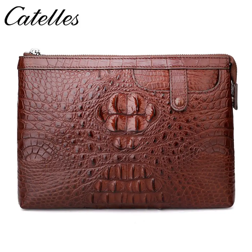 Fashion Male Organizer Wallet Crocodile Leather Design Checkbook Chain Zipper Pocket Wallet Purse Clutch bag
Fashion Male Organizer Wallet Crocodile Leather Design Checkbook Chain Zipper Pocket Wallet Purse Clutch bag