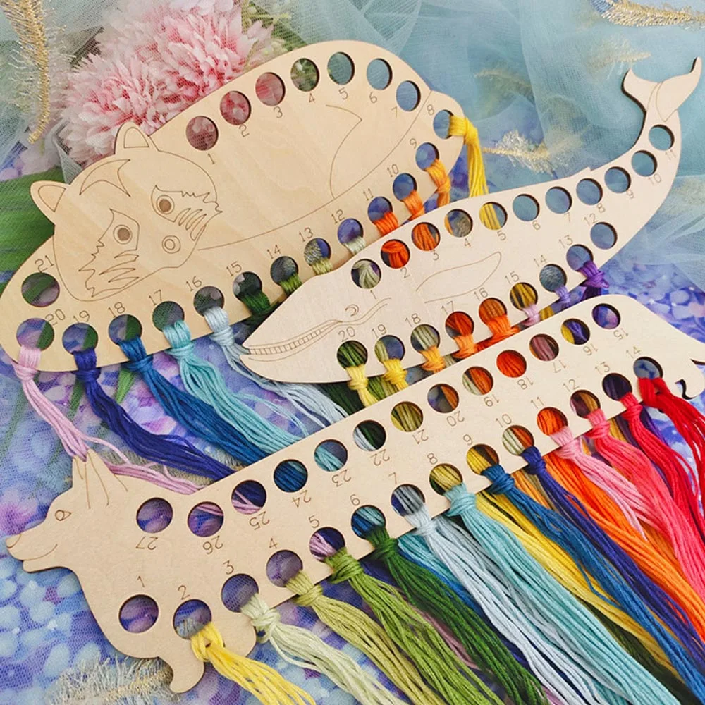 1PC Cartoon Wood Embroidery Floss Organizer Cross Stitch Thread Holder DIY Crafts Storage Tools Sewing Accessories
1PC Cartoon Wood Embroidery Floss Organizer Cross Stitch Thread Holder DIY Crafts Storage Tools Sewing Accessories