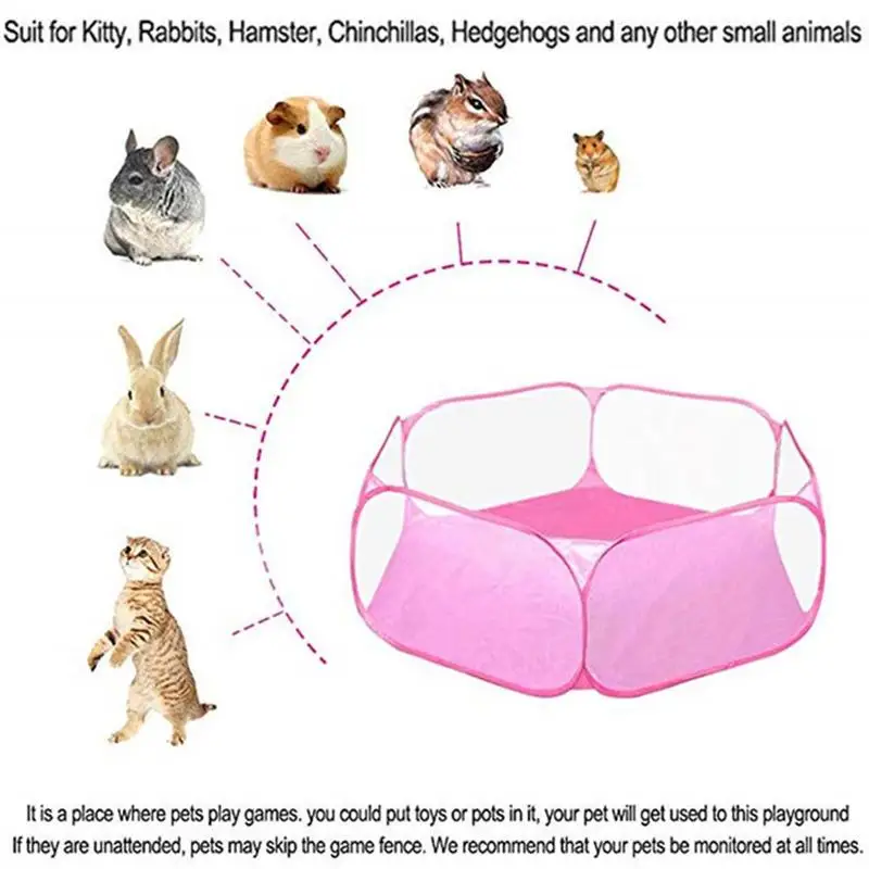 Portable Folding Pet Playpen Portable Open Indoor Outdoor Park Animal Small Yard Playground Game For Hamster Cage Fence J4Q4 
Portable Folding Pet Playpen Portable Open Indoor Outdoor Park Animal Small Yard Playground Game For Hamster Cage Fence J4Q4