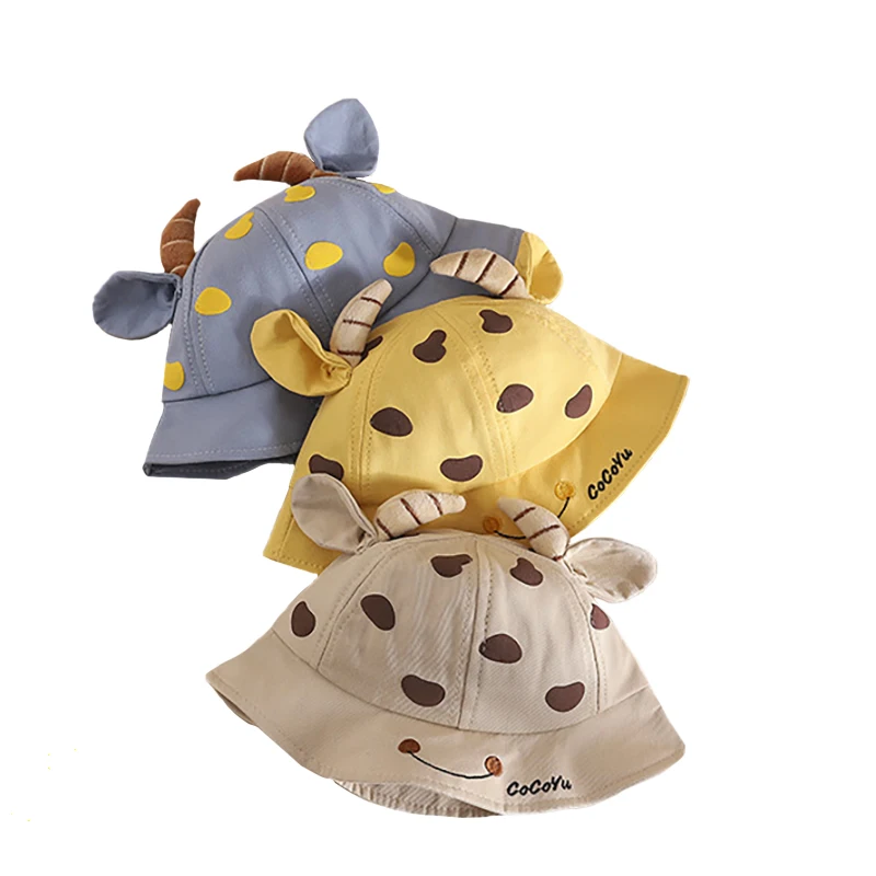Baby Sun Visor Summer Leisure Children's Basin Hat Super Cute Horn Hat Spot Pattern Big Brim Hat Baby Wild Fisherman Hat
Baby Sun Visor Summer Leisure Children's Basin Hat Super Cute Horn Hat Spot Pattern Big Brim Hat Baby Wild Fisherman Hat