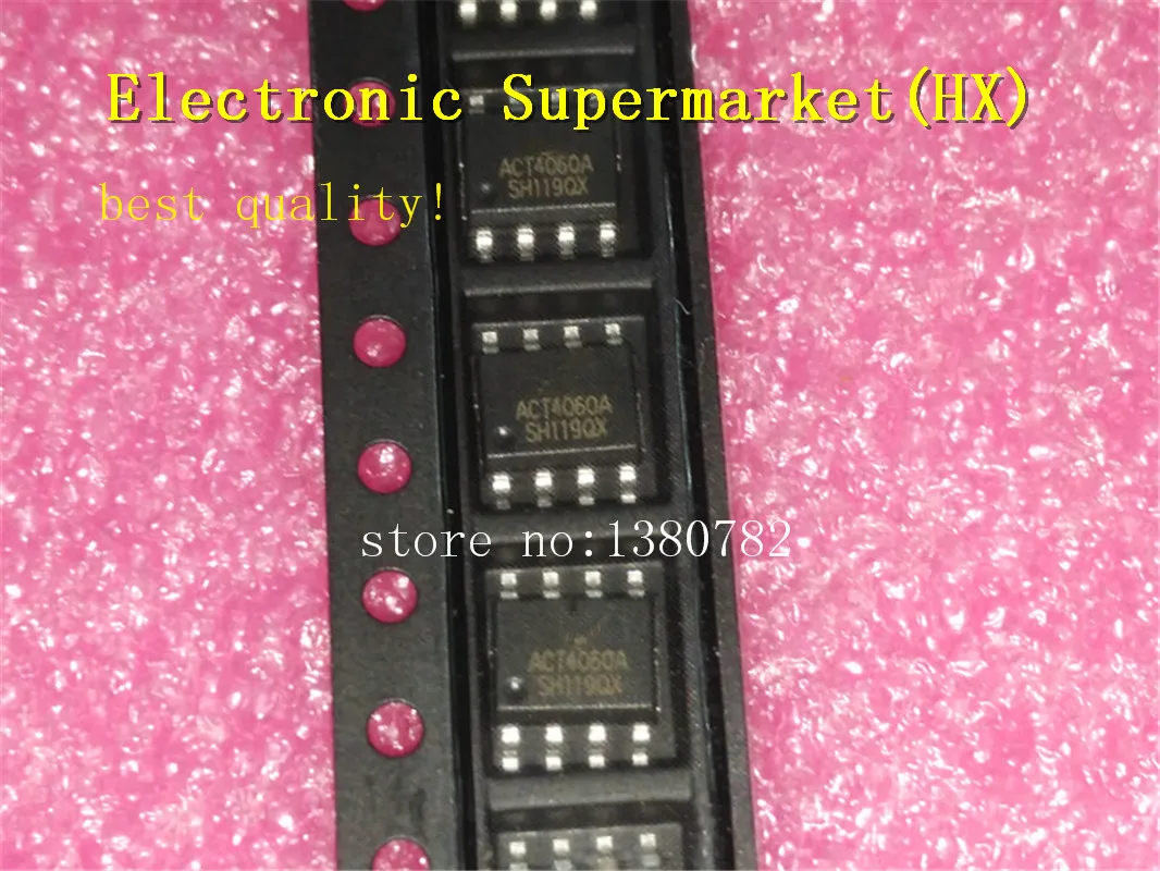 Free Shipping 100pcs/lots ACT4060A ACT4060ASH ACT4060 SOP-8 New original IC In stock!
Free Shipping 100pcs/lots ACT4060A ACT4060ASH ACT4060 SOP-8 New original IC In stock!