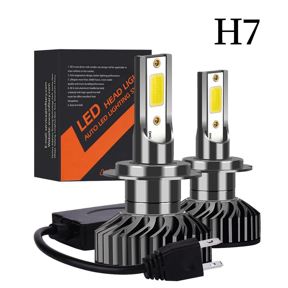 2Pcs/Set Super Bright Car Headlights TXVS08 LED H1 H7 9005/HB3 H4-H/L H4 H4/9003/HB2 55W 6500K White 8000LM/Set DC9V-32V IP68
2Pcs/Set Super Bright Car Headlights TXVS08 LED H1 H7 9005/HB3 H4-H/L H4 H4/9003/HB2 55W 6500K White 8000LM/Set DC9V-32V IP68
