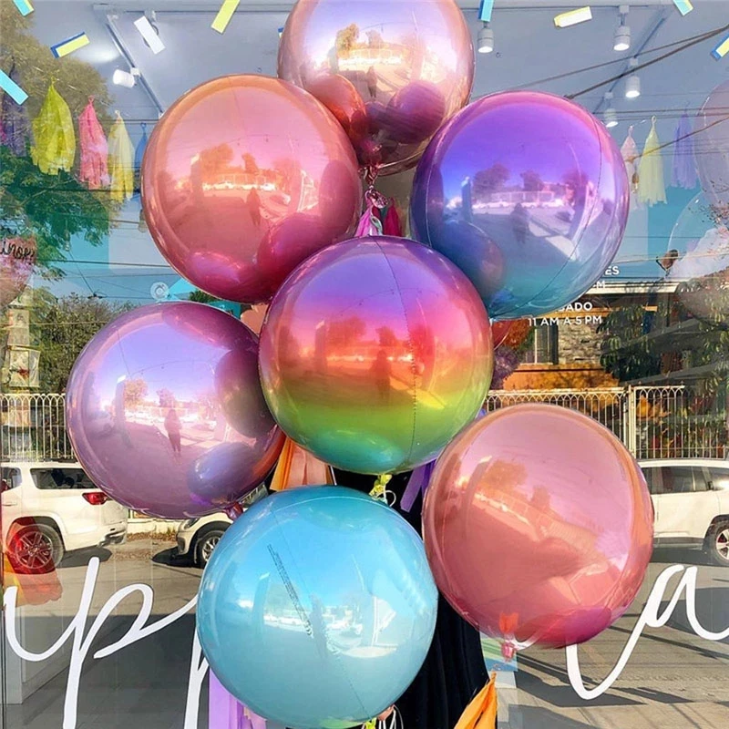 20Pcs/Lot 10 18 22 Inch 4D Round Aluminum Foil Balloons Metal Balloon Wedding Decoration Birthday Party Helium Ballon Supplies
20Pcs/Lot 10 18 22 Inch 4D Round Aluminum Foil Balloons Metal Balloon Wedding Decoration Birthday Party Helium Ballon Supplies
