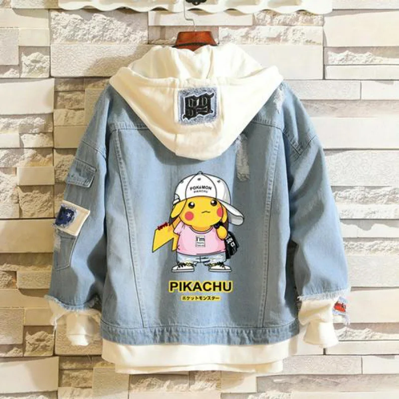 Pokémon Pikachu Cowboy Coats Jojo Siwa Boy Fall Jacket Loose Wild Fake Two Casual Girls Sweatshirts 2022 New Year Gift Kid Coat
Pokémon Pikachu Cowboy Coats Jojo Siwa Boy Fall Jacket Loose Wild Fake Two Casual Girls Sweatshirts 2022 New Year Gift Kid Coat