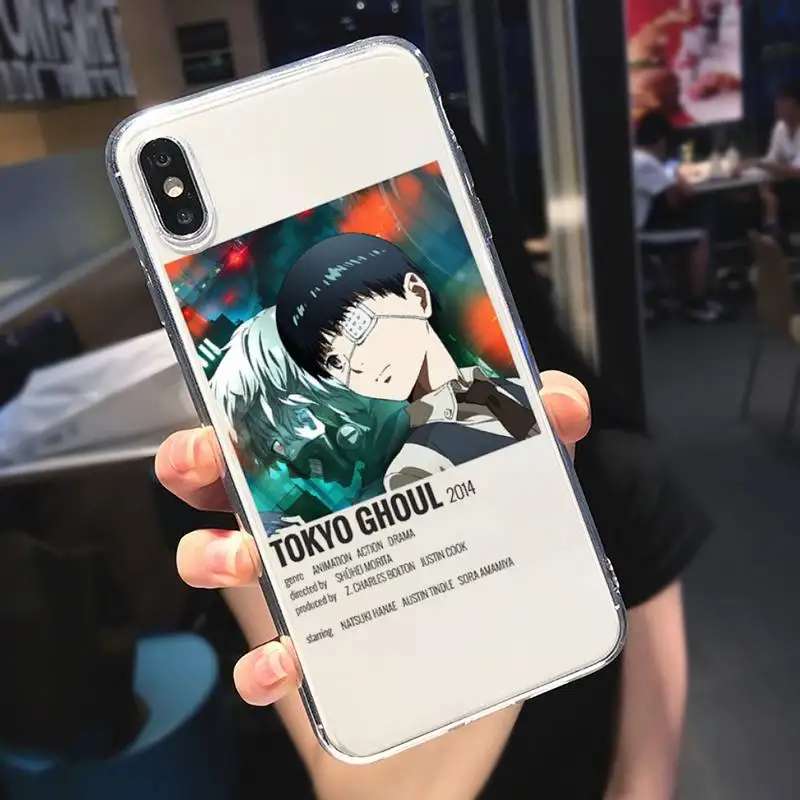 Tokyo Ghoul Anime pattern Phone Cases Transparent for iPhone 6 7 8 11 12 s mini pro X XS XR MAX Plus
Tokyo Ghoul Anime pattern Phone Cases Transparent for iPhone 6 7 8 11 12 s mini pro X XS XR MAX Plus