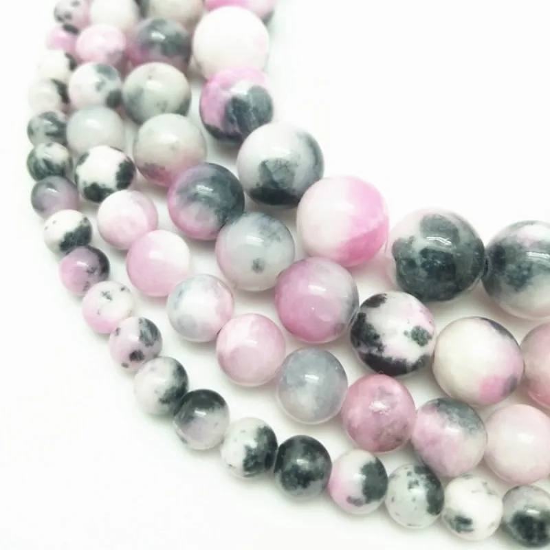 Natural Stone Beads Round Pink Zebra Persian Jade Bead for Making Jewelry 6 8 10mm
Natural Stone Beads Round Pink Zebra Persian Jade Bead for Making Jewelry 6 8 10mm